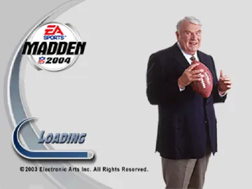 Madden NFL 2004 (US) screen shot title